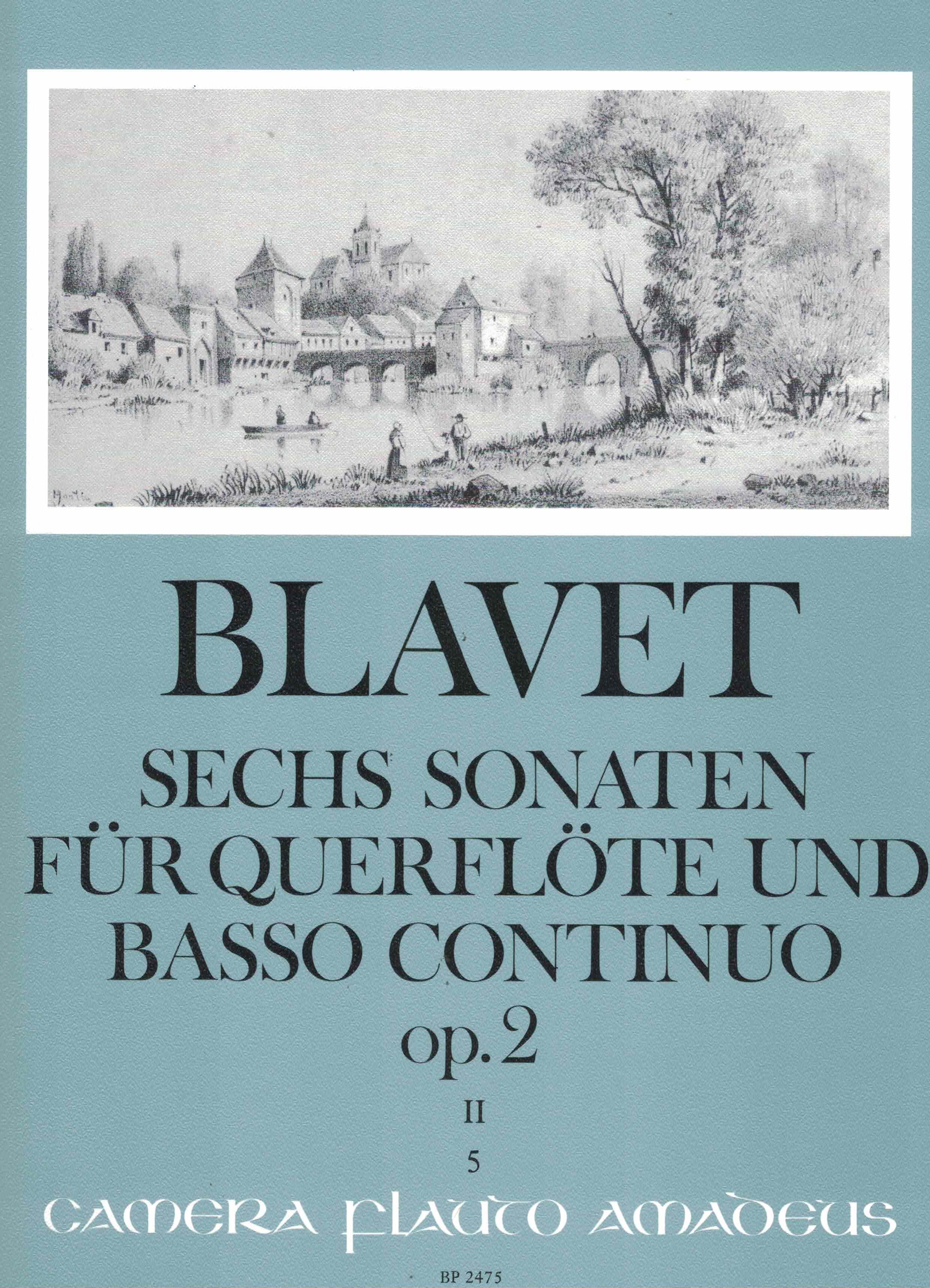 6 Sonaten Bd.2 Op 2 - Blavet, Querflöte