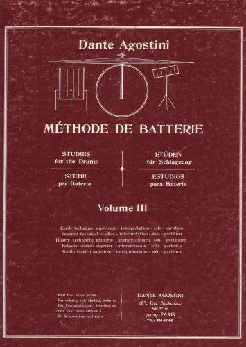 Methode de Batterie 3 - Etude Technique Superieure