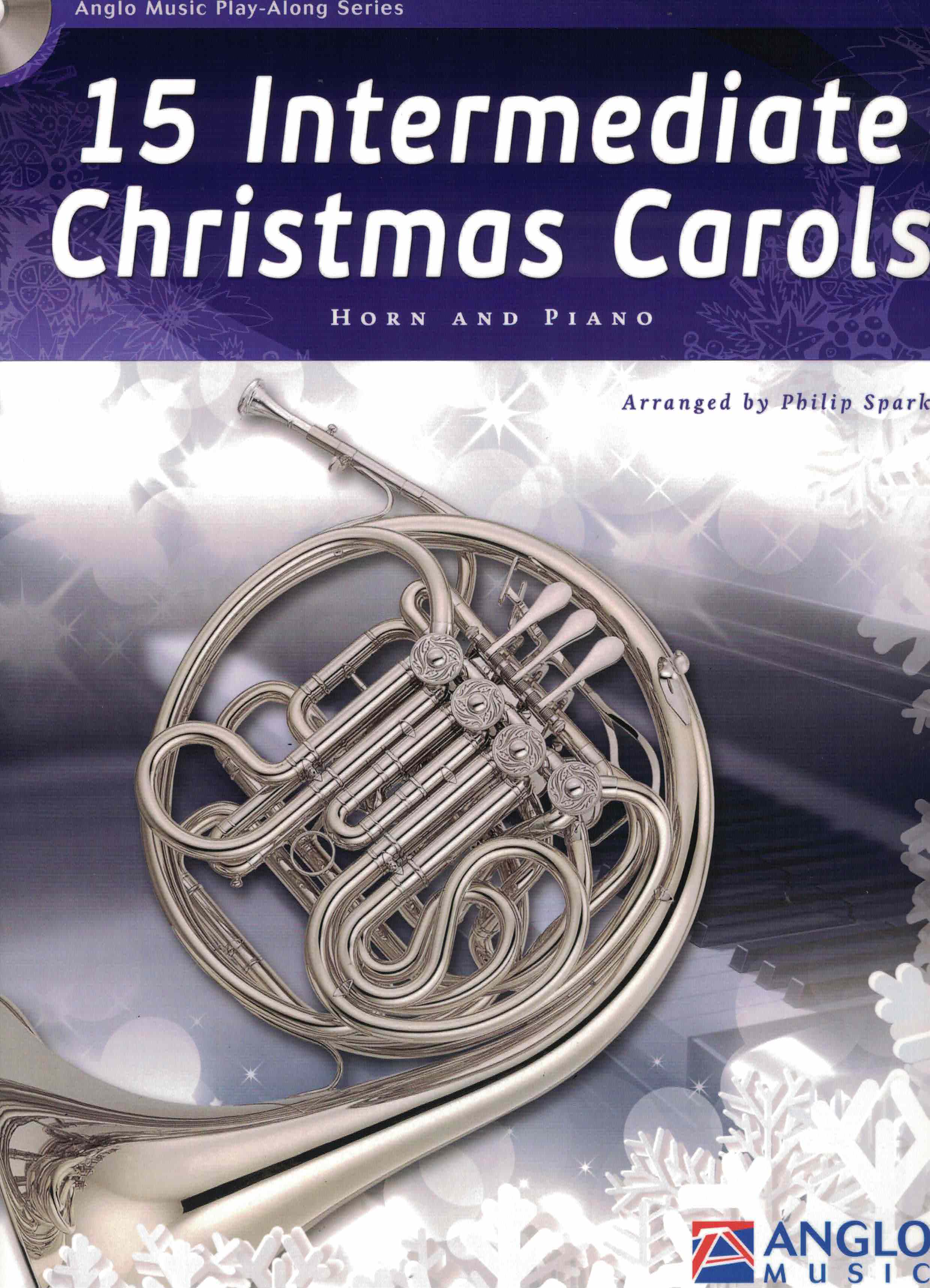 15 intermediate Christmas  Carols, Sparke, Horn Klav CD