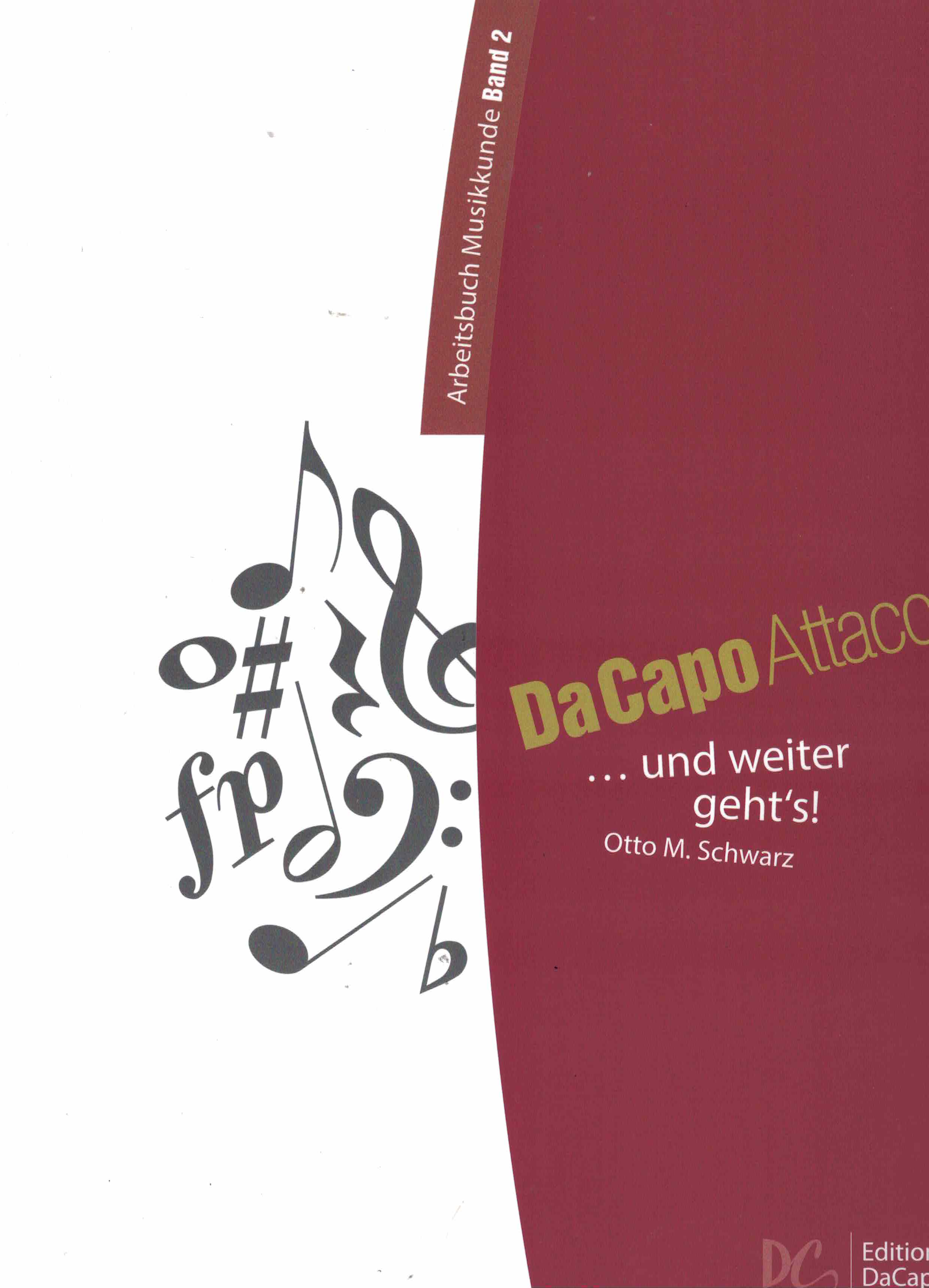 Da Capo- Attacca, Arbeitsbuch Musikkunde 2, Schwarz