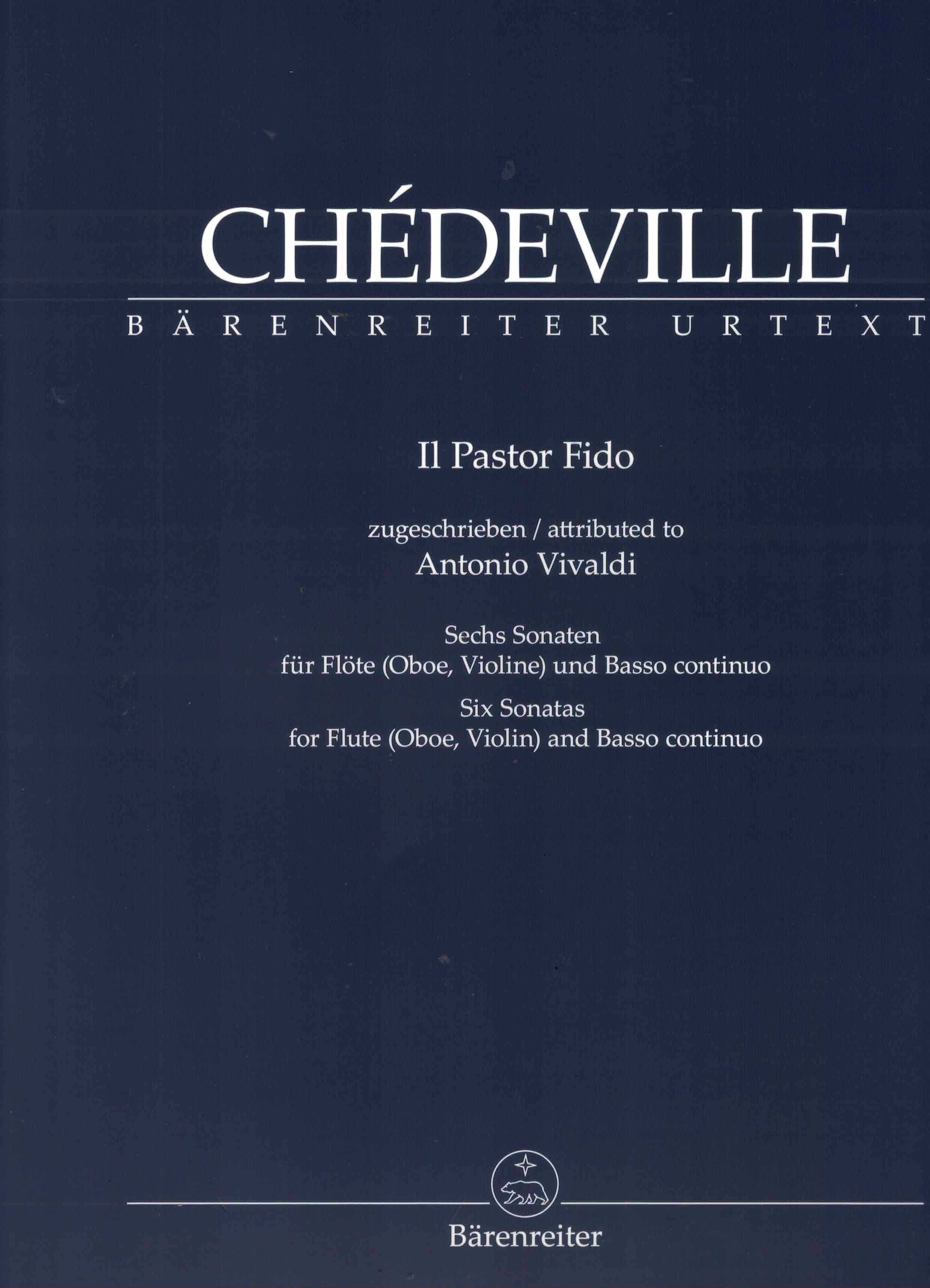 Il Pastor Fido- Chedeville, Flöte u. B.C.