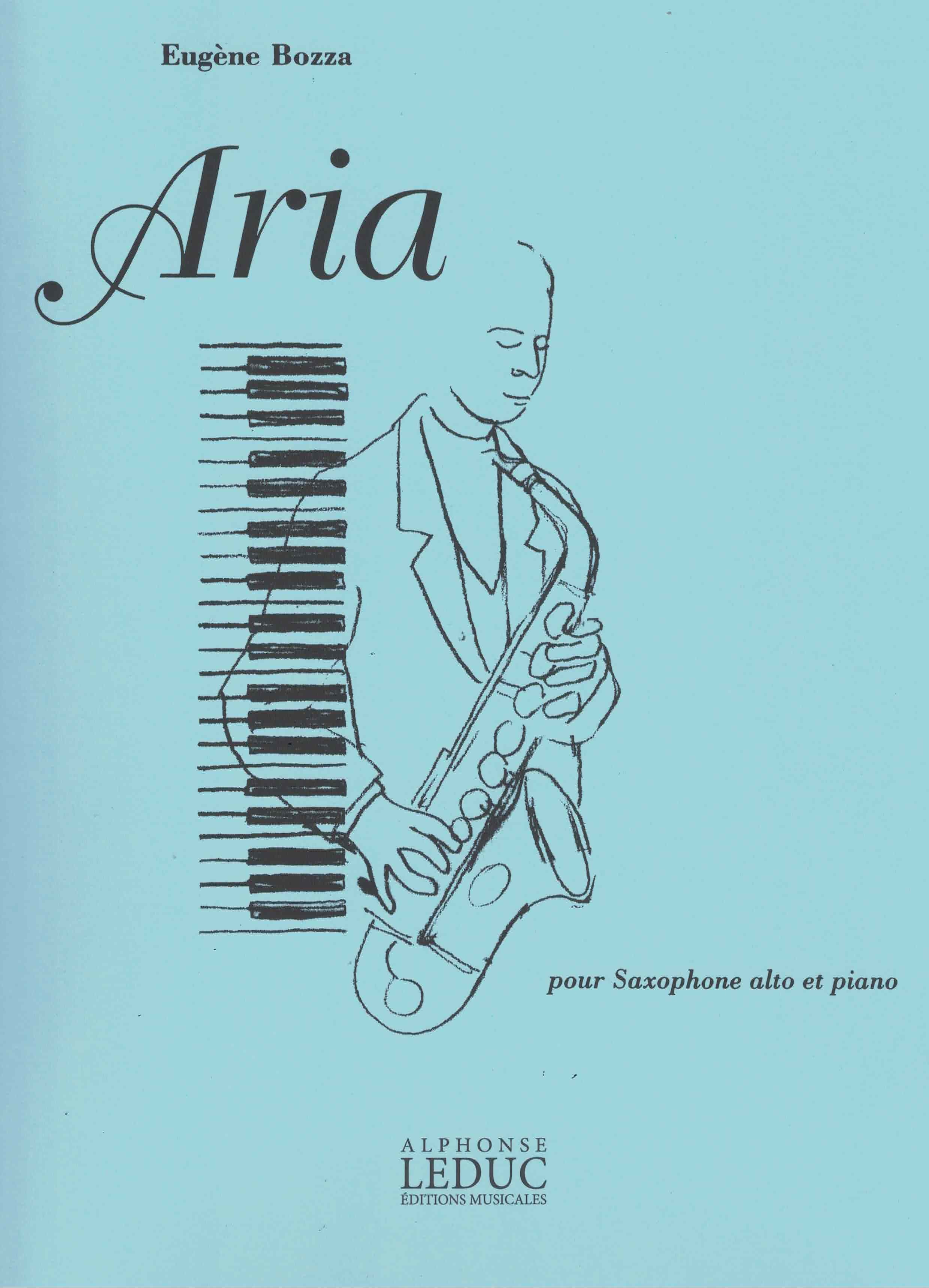 Aria - Bozza, Altsaxophon/Klavier