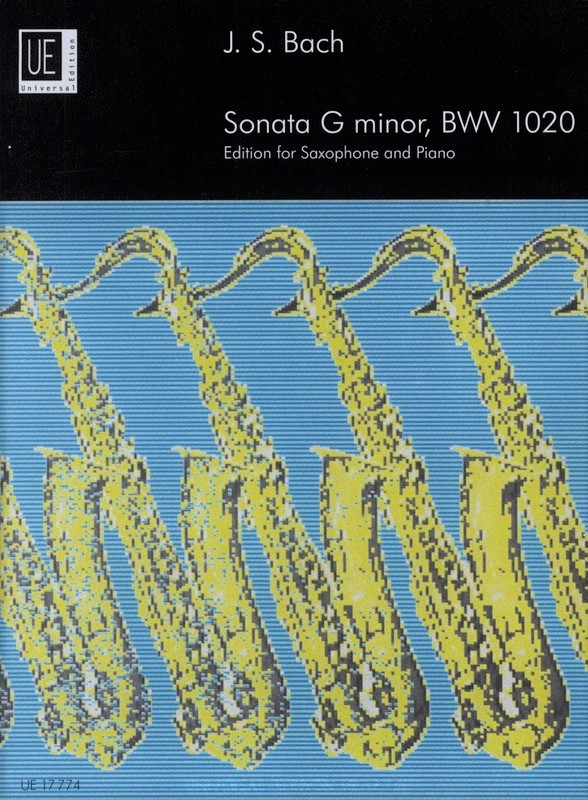 Sonate g-moll BWV 1020 - Bach, Saxophon/Klavier