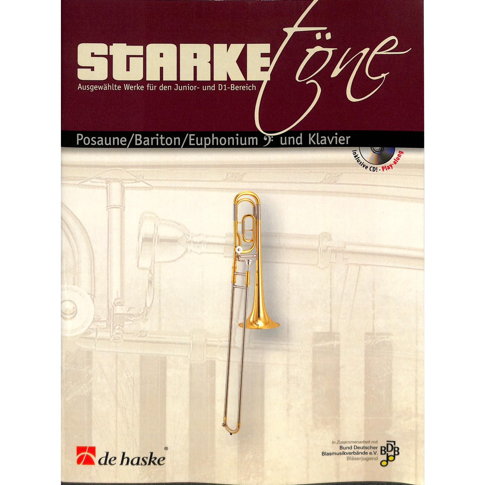 Starke Töne - Posaune/Klavier CD für Junior- und D1-Bereich