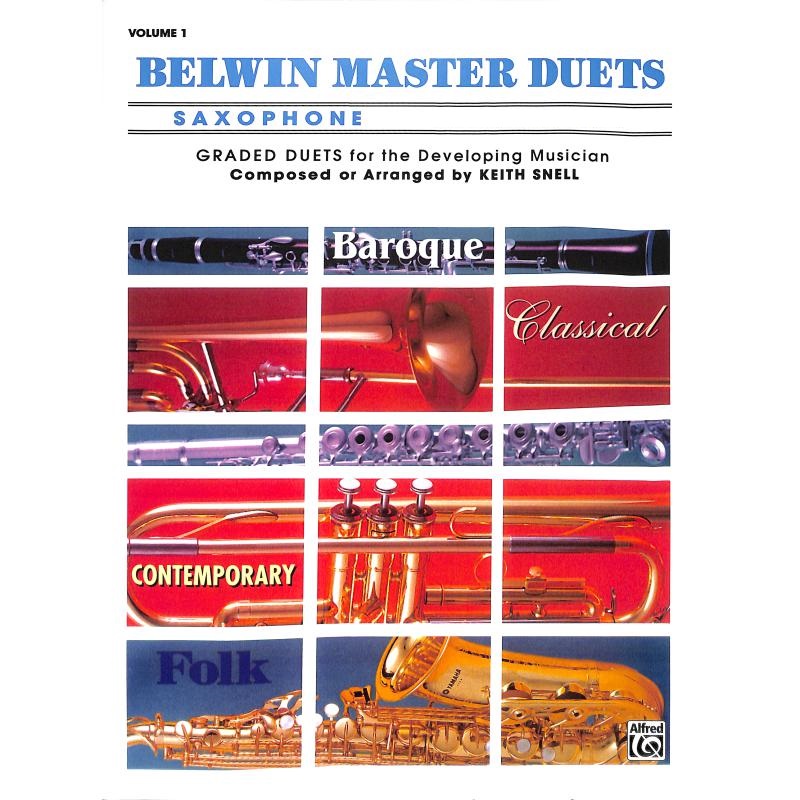 Belwin Master Duets 1 - Easy, 2 Saxophone