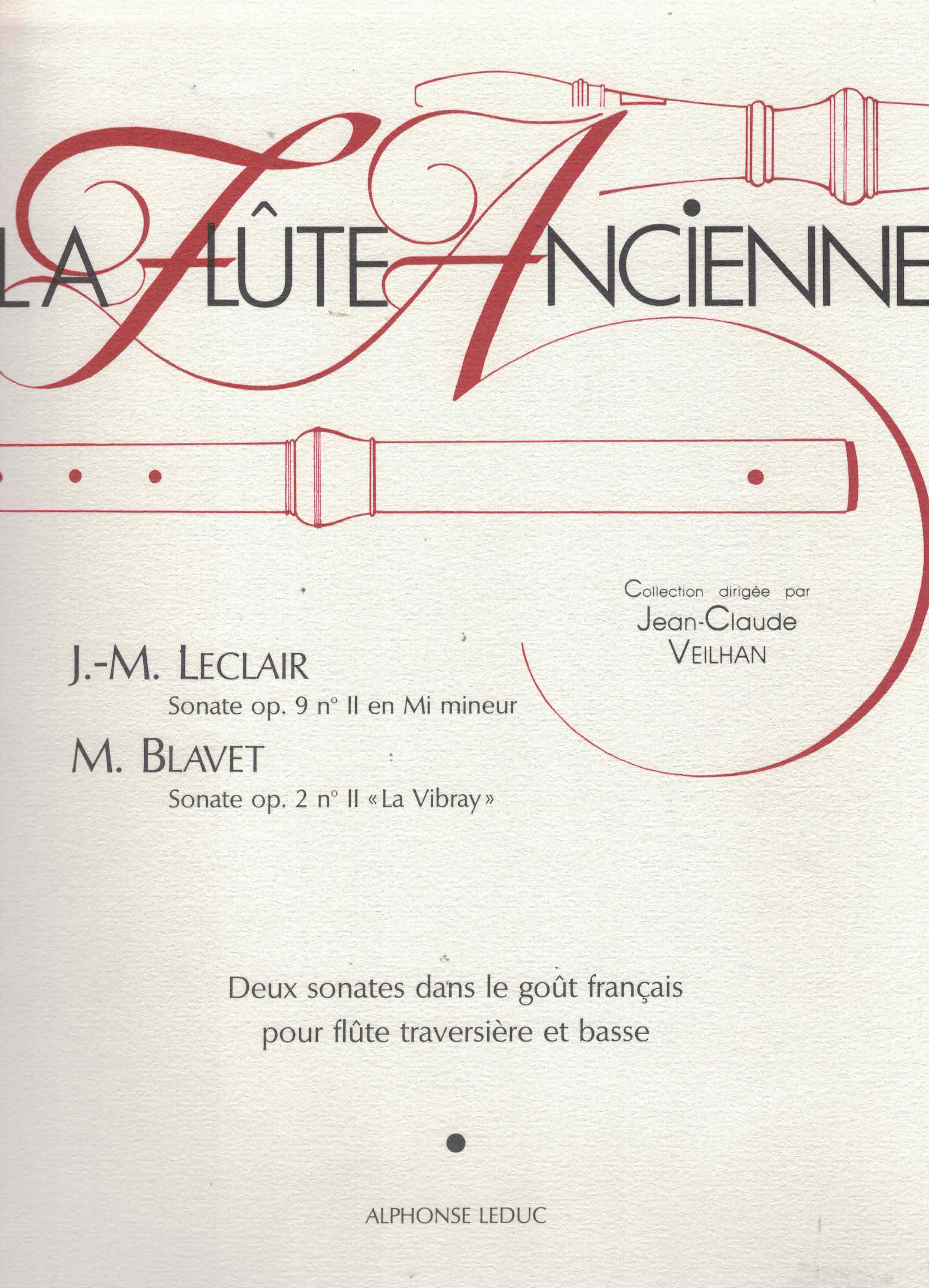 2 Sonates, Leclair op9/2, Blavet op2/2, Fl B.C.