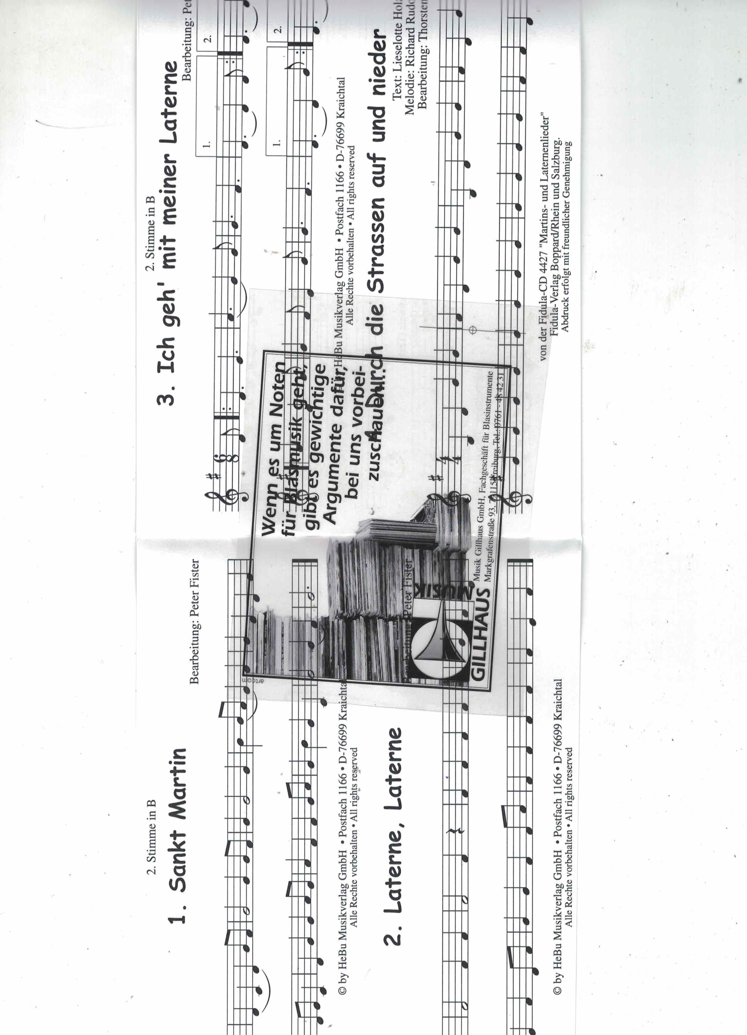 12 Laternenlieder 2.B