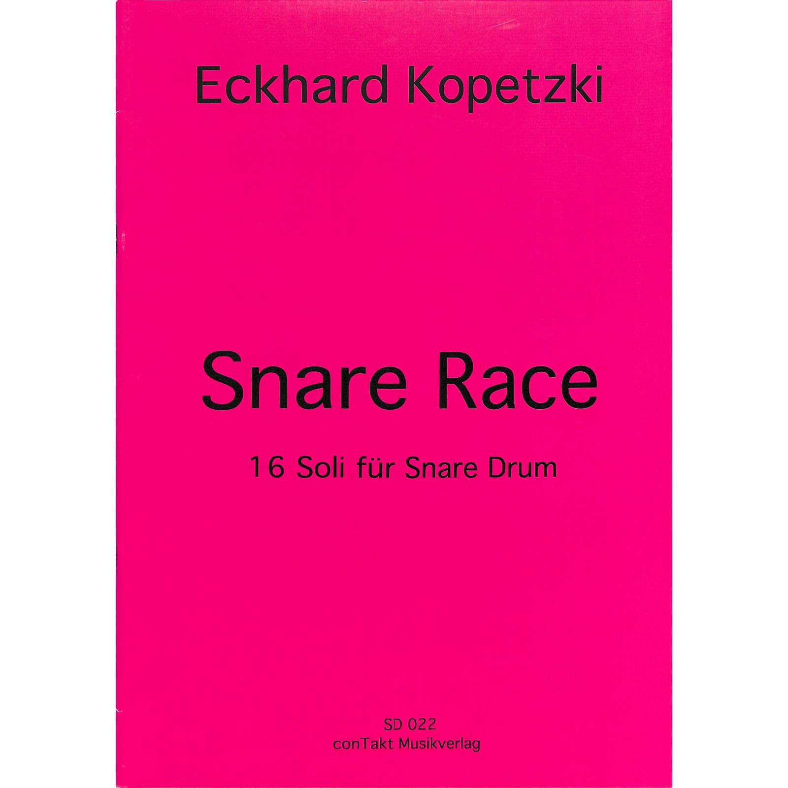 Snare Race Heft 3 - Kopetzki, Snare Drum