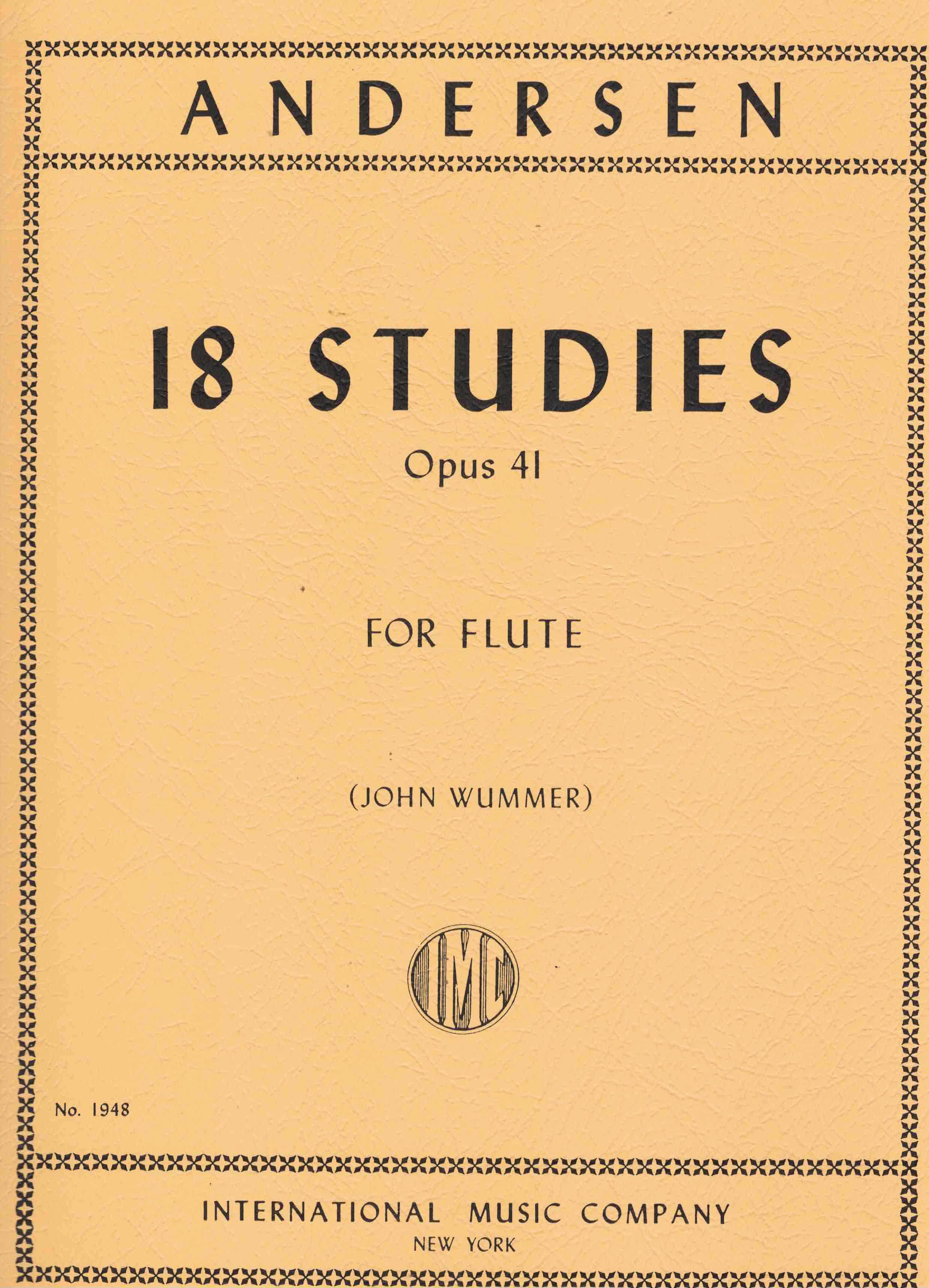 18 Studies op 41 - Andersen, Querflöte