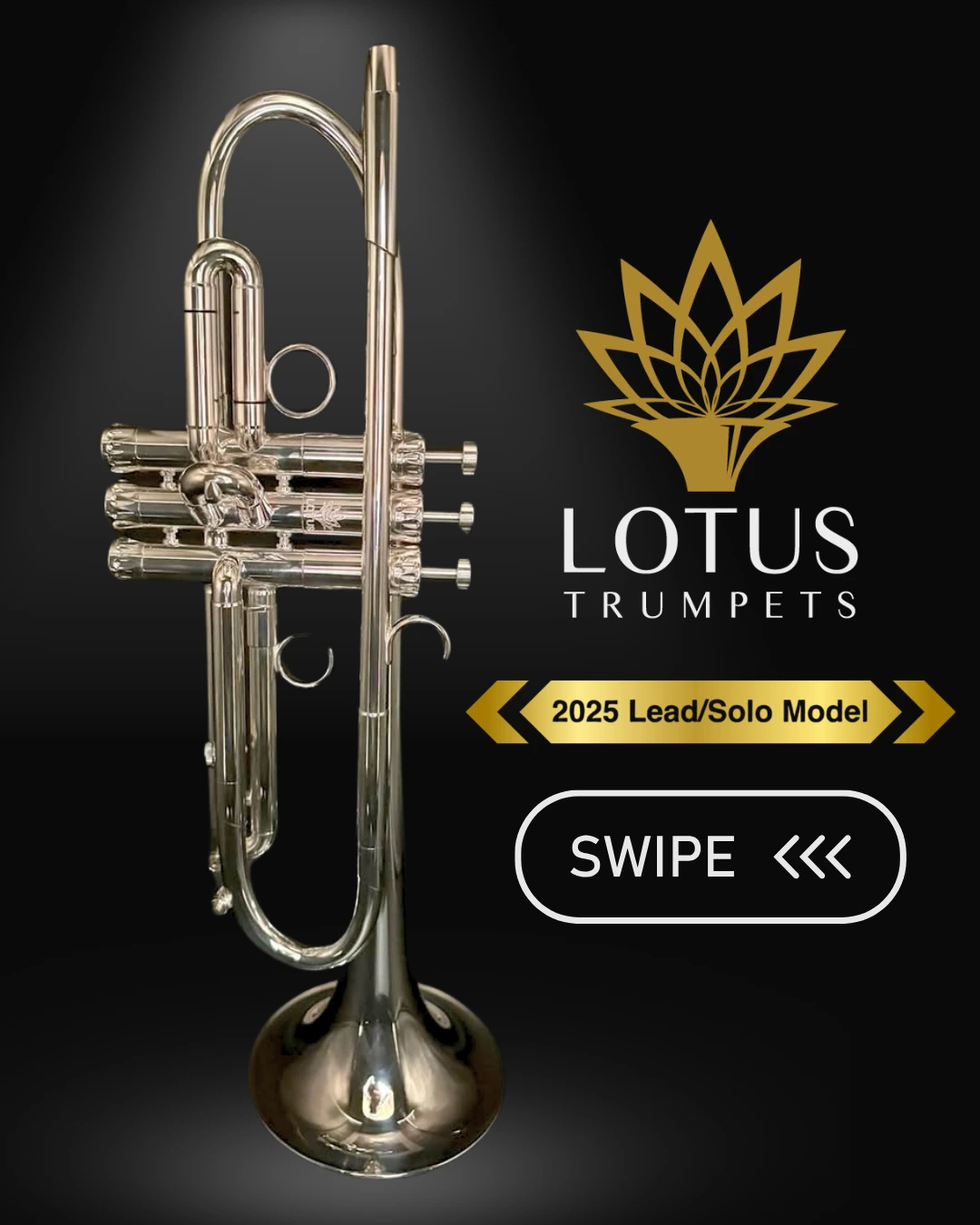 B Trompete Lotus Mod. Solo/Lead versilbert