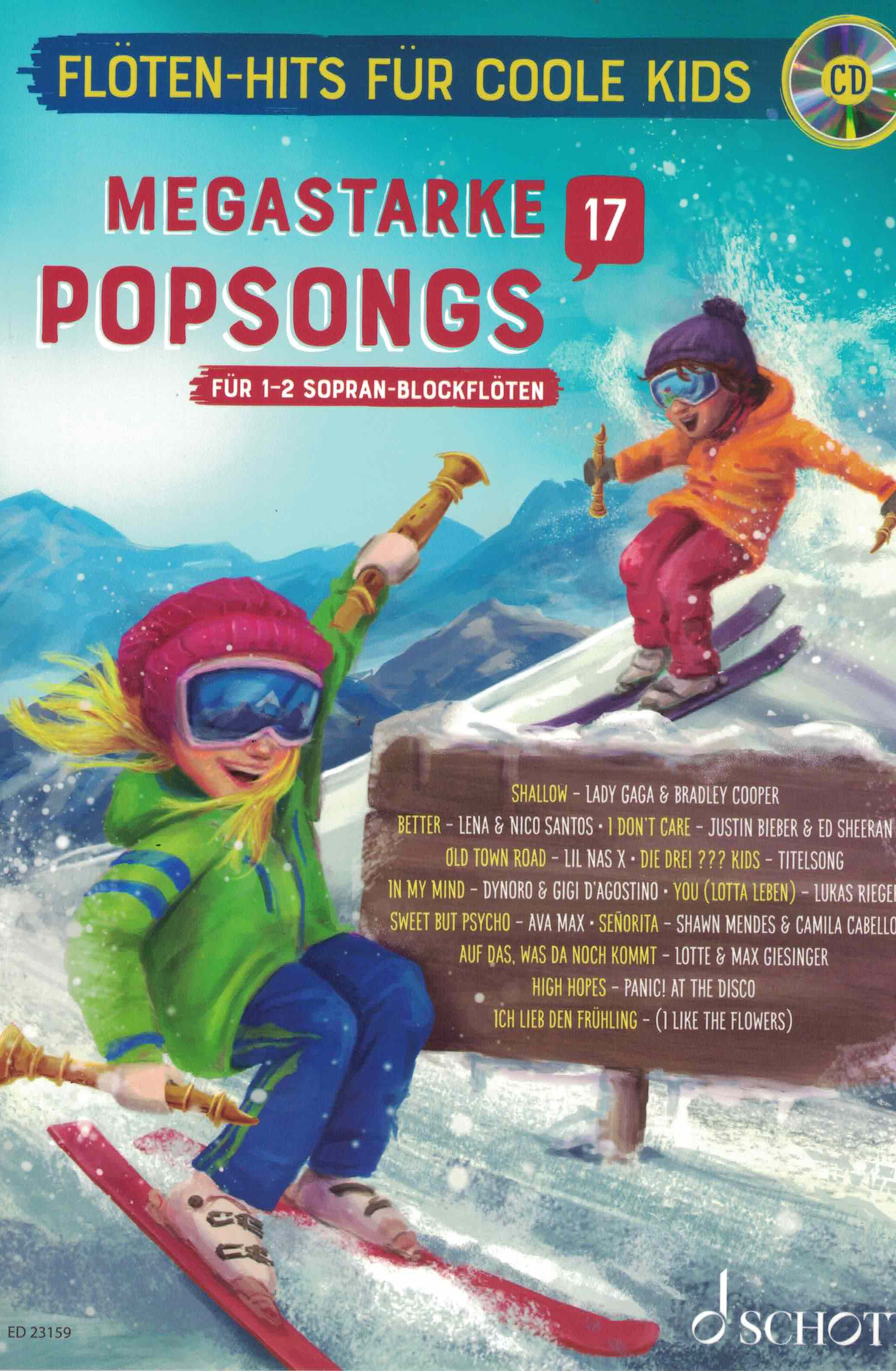 Megastarke Popsongs 17 - Sopranblockflöte CD