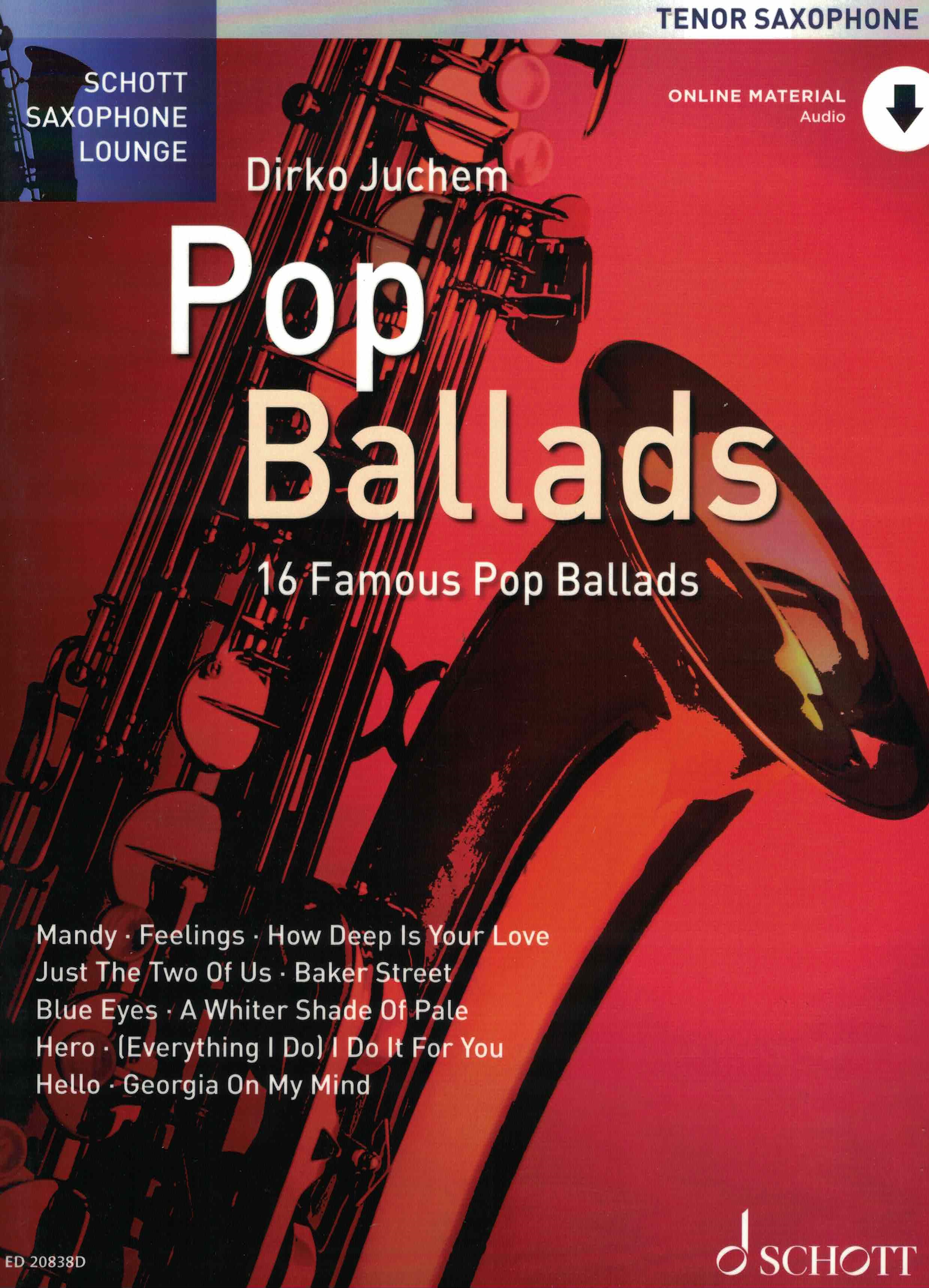 Pop Ballads - Tenorsaxophon/Klavier + Online Material