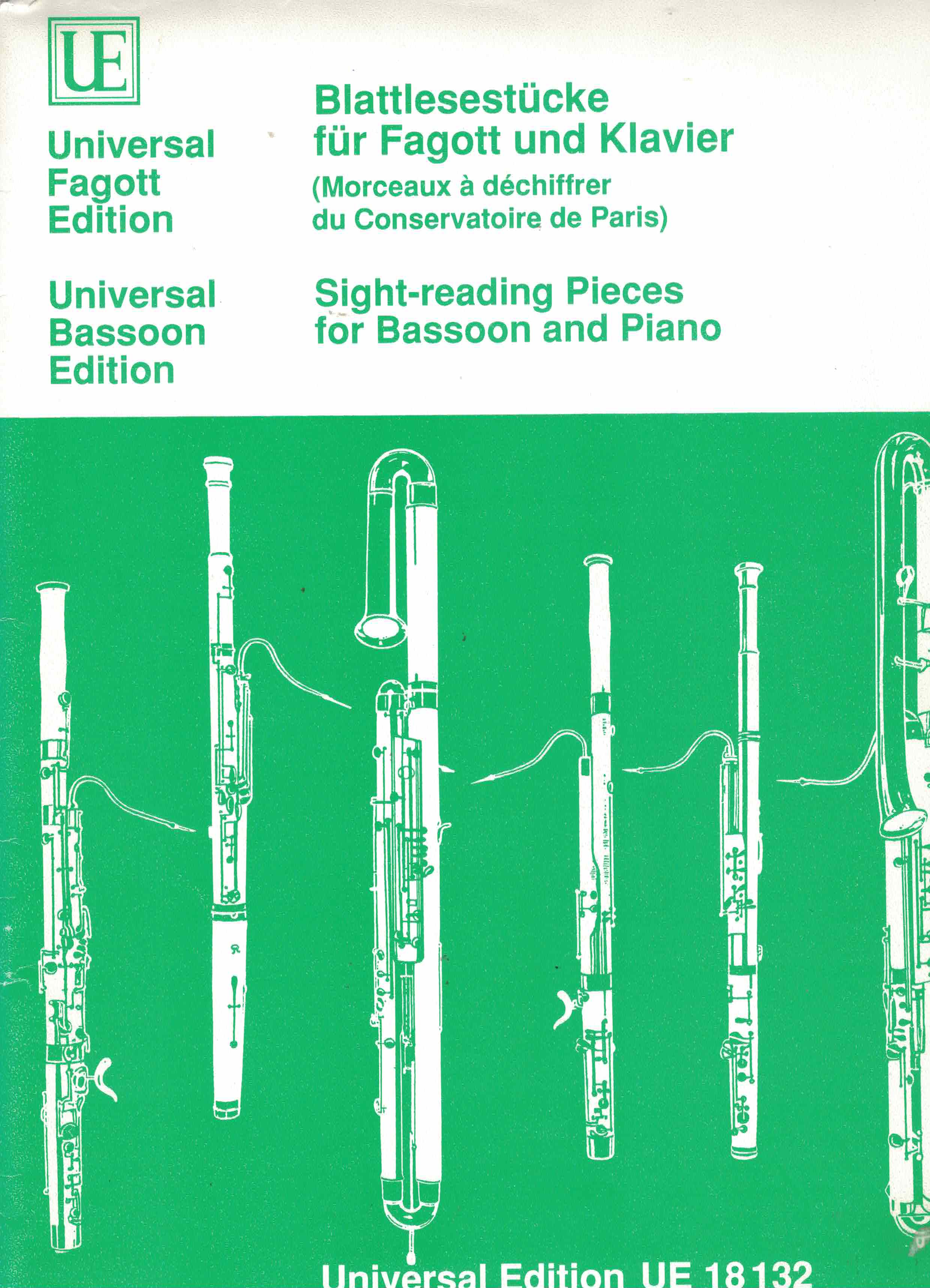 Blattlesestücke,  Fagott/Klavier