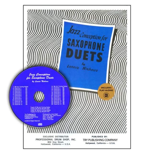 Jazz Conception for Saxophone Duets - Niehaus, 2 Saxophone CD