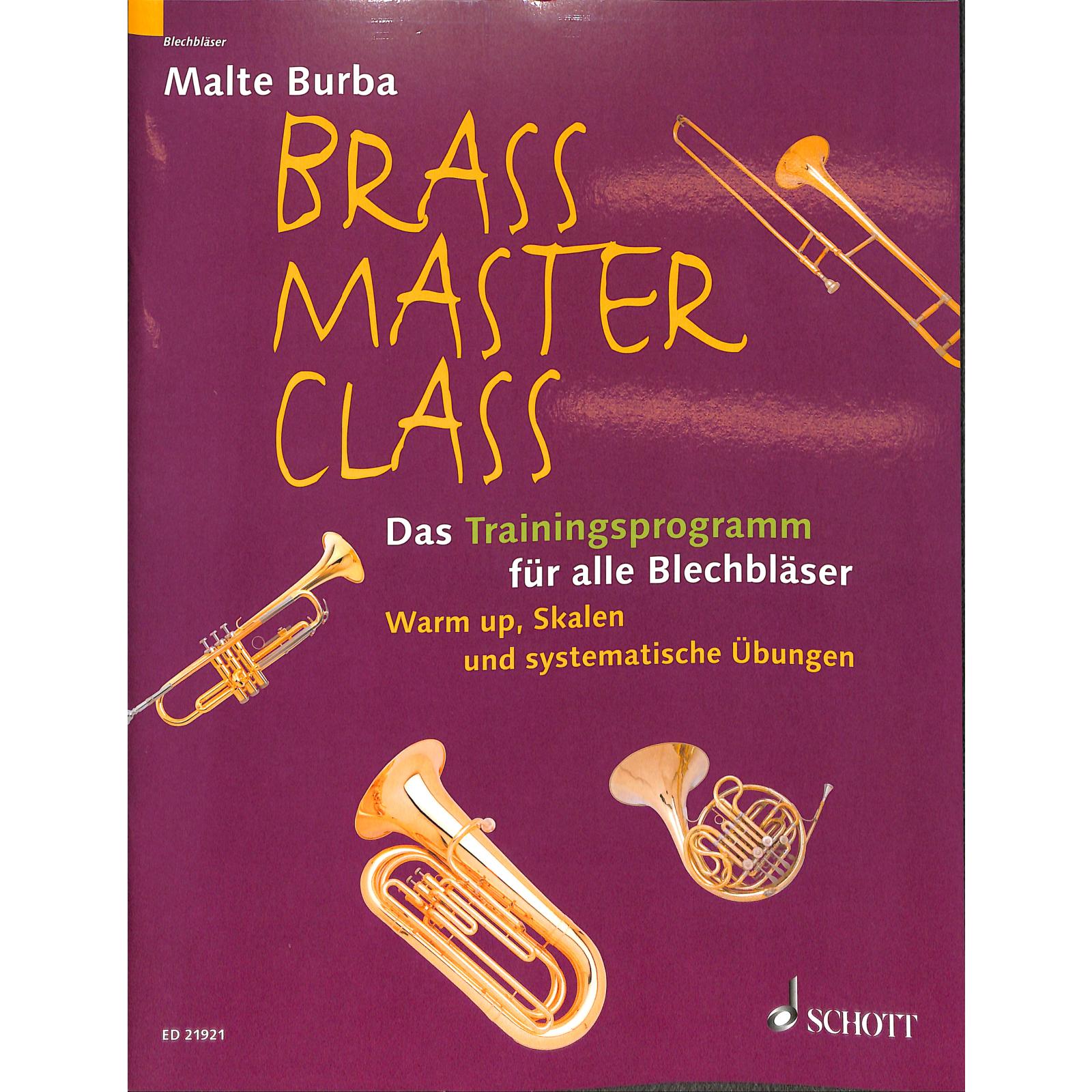 Brass Master Class, Warm up, Skalen und systematische Übungen