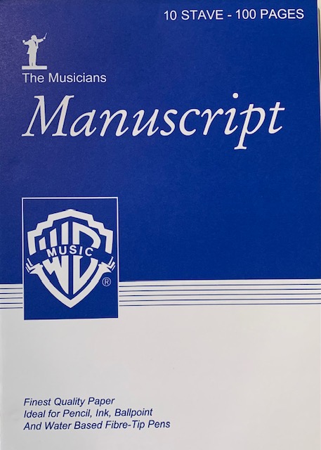 Notenblock Din A4 hoch 10 Systeme