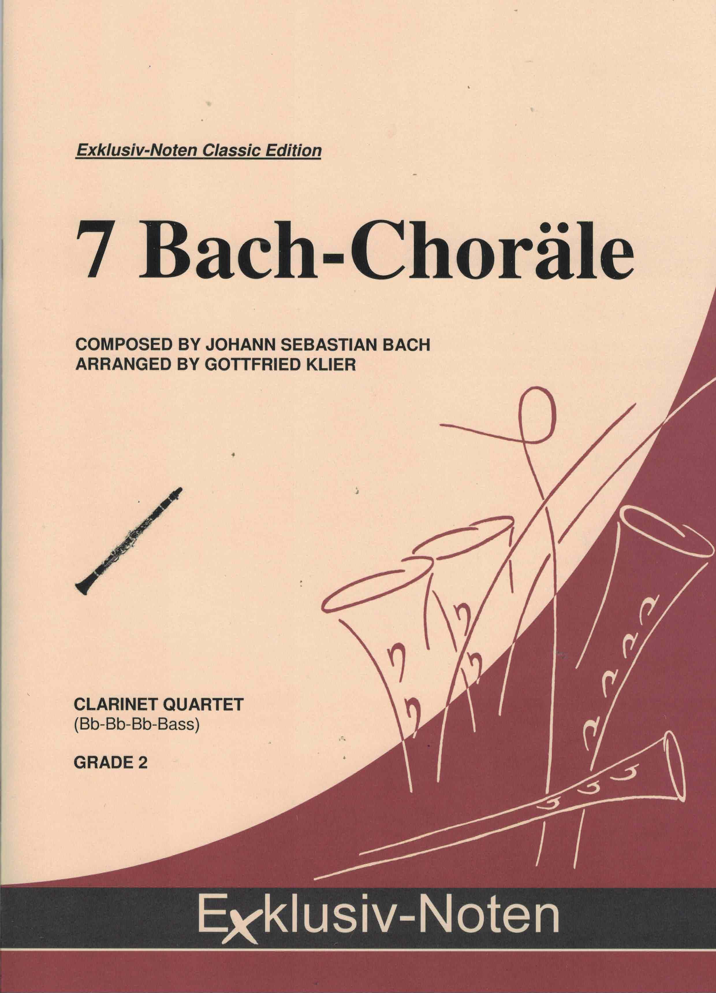7 Bach- Choräle, arr. Klier, 4 Klar