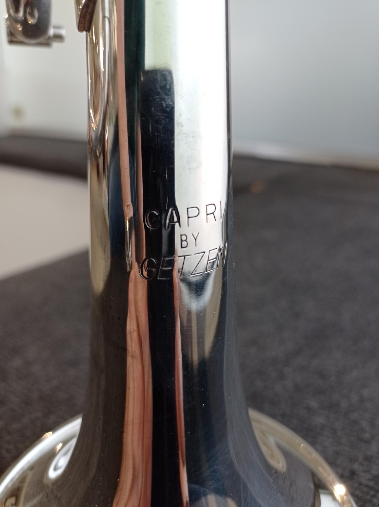 B Trompete Getzen Capri versilbert gebr.